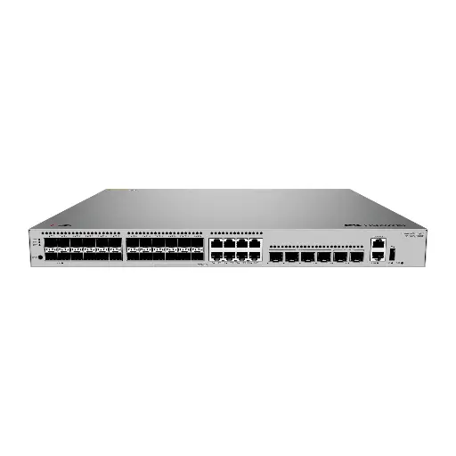 Huawei S530-24ST4XE Switch, 24 x GE SFP ports (8 of which are dual-purpose 10/100/1000 or SFP), 4 x 10 GE SFP+